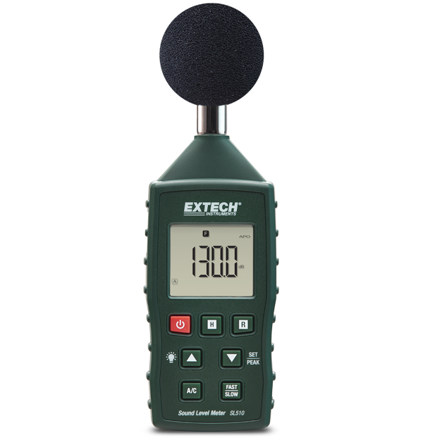 Extech SL510 Sound Level Meter, Class 2 Compact